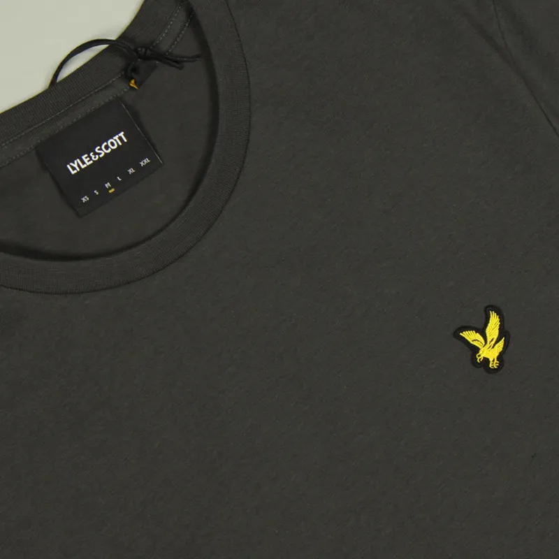 Lyle and Scott Plain T-Shirt - Gunmetal-1